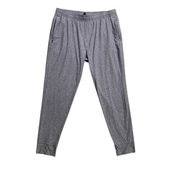 Rhone Jogger Mens Large Navy Gray Heather Reign All Around Midweight Sweatpants - Picture 1 of 16
